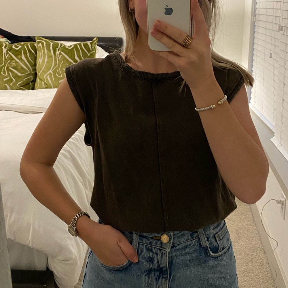 Free People Brown Tank